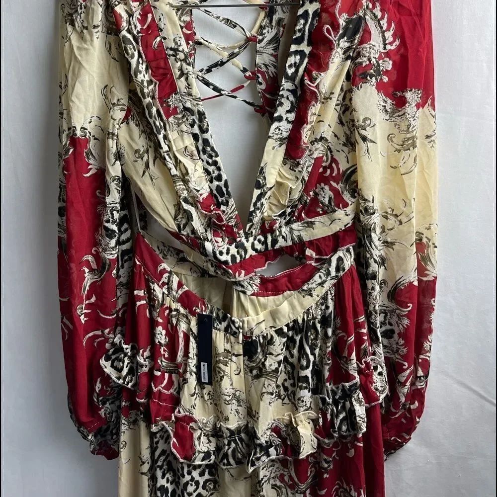 Red Leopard Maxi Dress - Picture 11 of 14